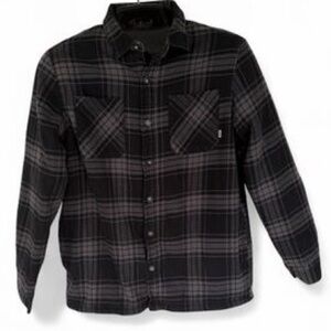 Retro Vans Charcoal Sherpa lined Flannel Jacket
